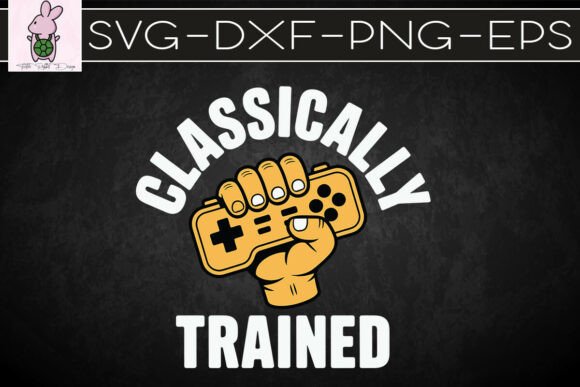 Classically Trained Gaming SVG for Crafts & Graphics