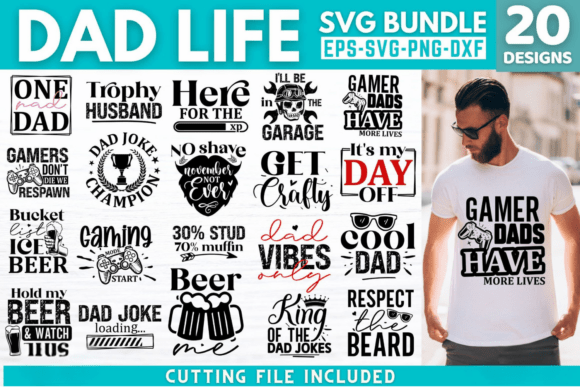 Daddy Life SVG: Premium Graphics for Crafts