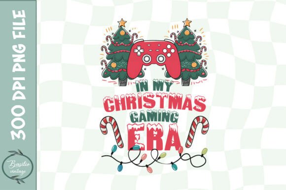 Festive Gaming Era Christmas PNG: Graphics for Crafts