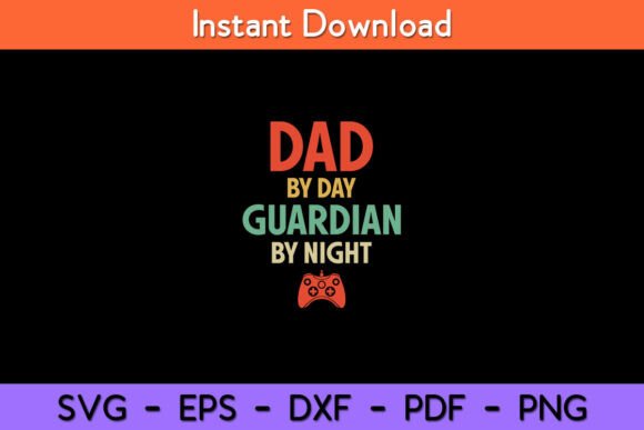 Gamer Dad Graphics for Crafts Branding