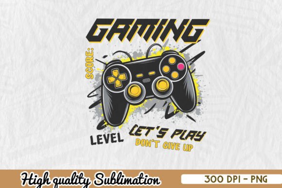 Gaming Let's Play PNG for Graphics and Crafts