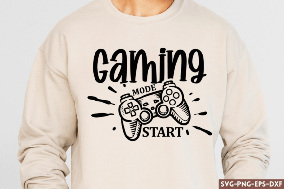 Gaming Mode Start SVG: Dad Life Graphics for Crafts