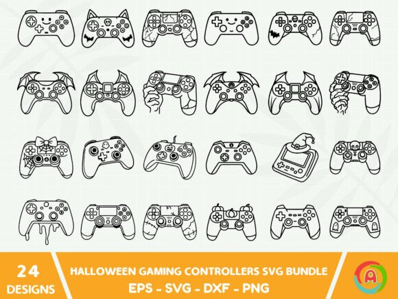Halloween Gaming SVG Bundle for Crafts and Graphics