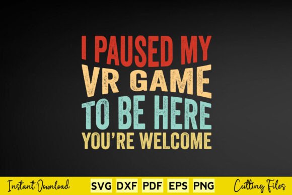 I Paused My VR Game: Graphics for Crafts