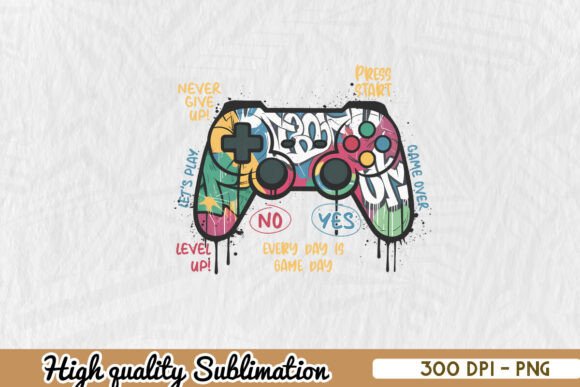 Retro Gaming PNG for Crafts and Graphics
