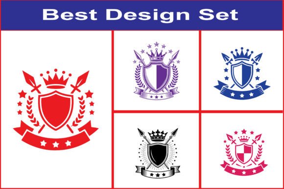 Royal Shield Heraldry: Premium Graphics for Crafts
